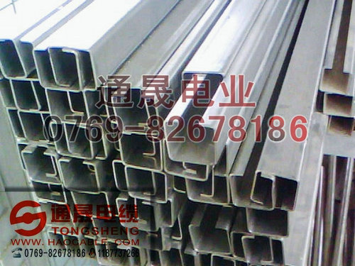 行車電纜滑軌，C30天車C型槽，不銹鋼滑軌30*32*2.0