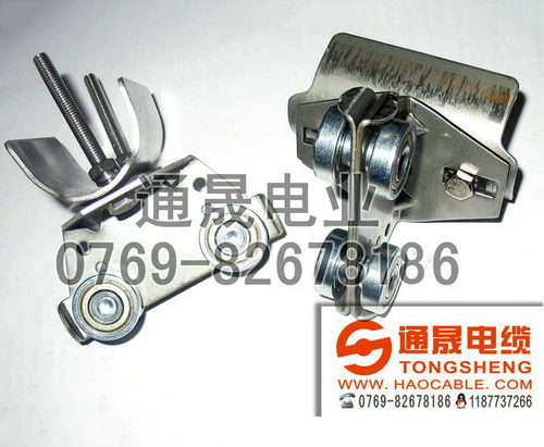 304不銹鋼沖壓滑輪，排線滑車，吊線槽滑輪